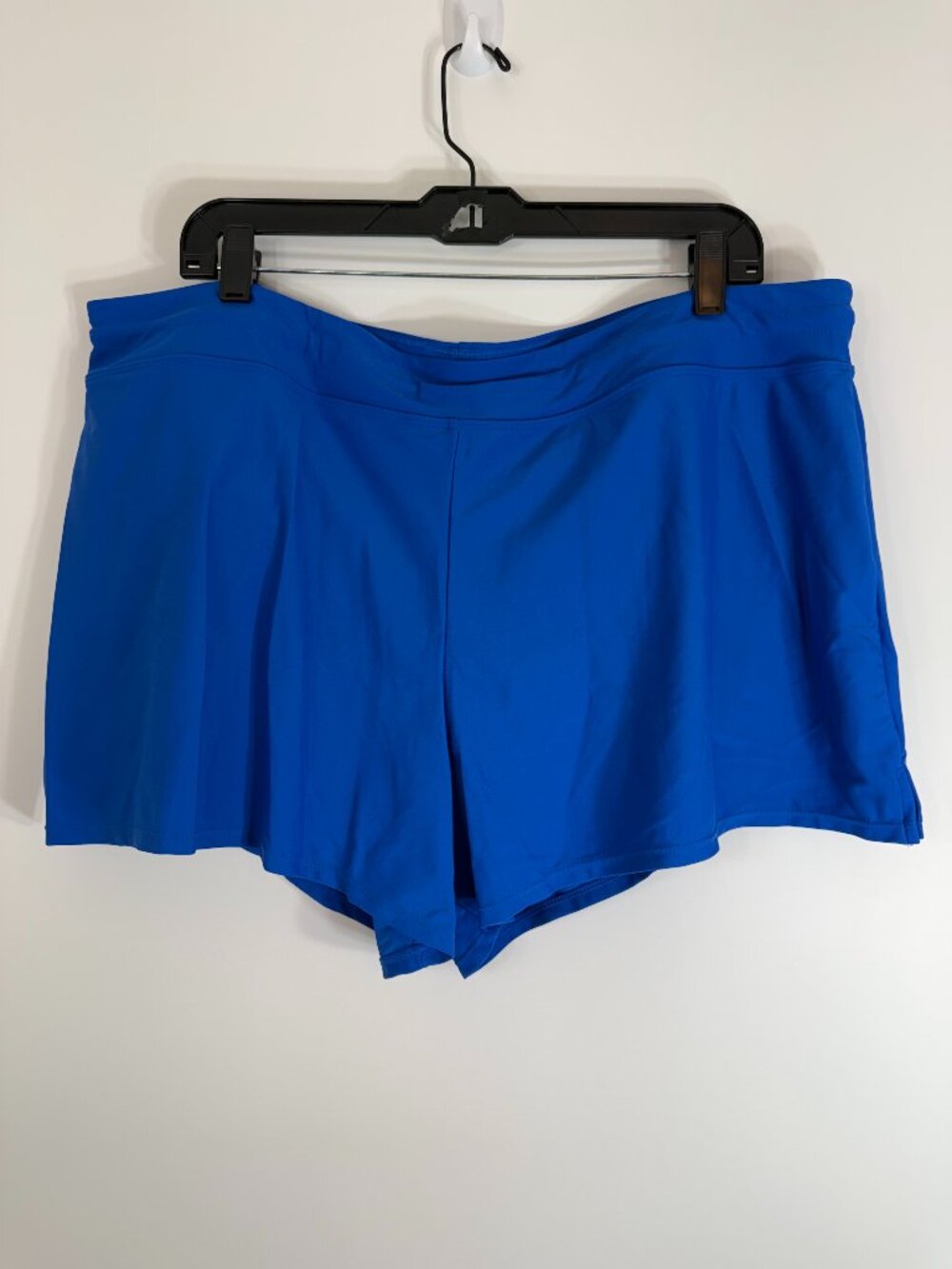New! YBL Your Best Look Swim Shorts Bottom Women Plus 24W Blue‎ Pockets Panty